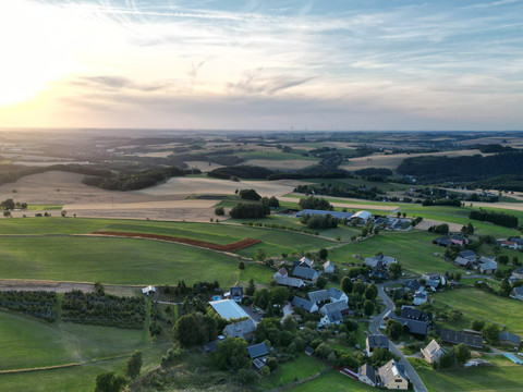 Blick auf Langenweißbach in Richtung Zwickau